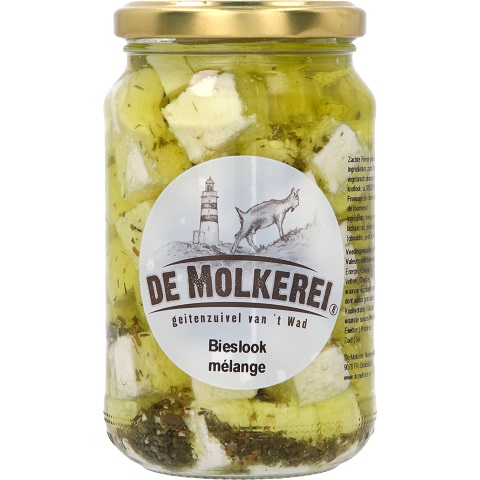 1014_De Molkerei® Friese Geitenkaas Bieslook mélange 350g