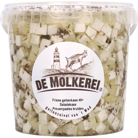 1030_De Molkerei® Friese Geitenkaas Saladekaas Provençaals 2200g
