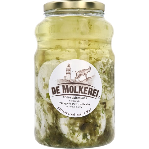 117_De Molkerei® Friese Geitenkaas Zeewier 2500g