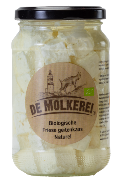 30003_De Molkerei® Biologische Friese Geitenkaas - Naturel 350g