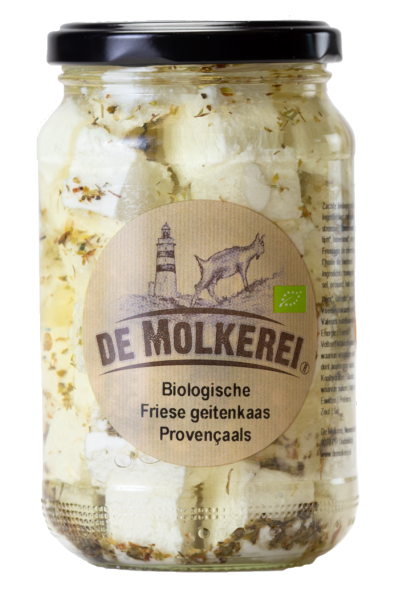 30004_De Molkerei® Biologische Friese Geitenkaas -Provençaalse mélange 350g