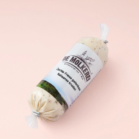 310_De Molkerei® Friese Geitenkaas rol Italiaanse kruiden 120g 2